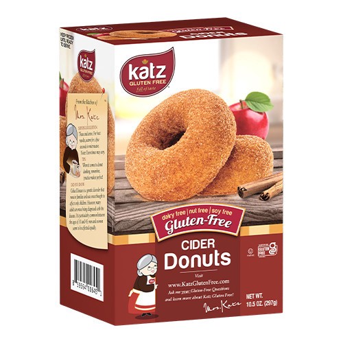 slide 1 of 5, Katz Cider Donuts, 1 ct