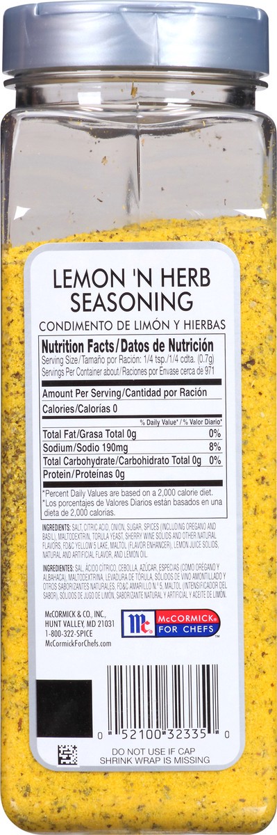 slide 2 of 14, McCormick Culinary Lemon 'N Herb Seasoning, 24 oz, 24 oz