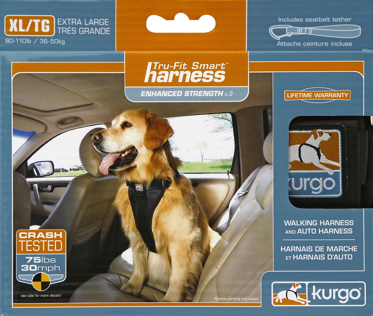 slide 1 of 6, Kurgo Harness 1 ea, 1 ct