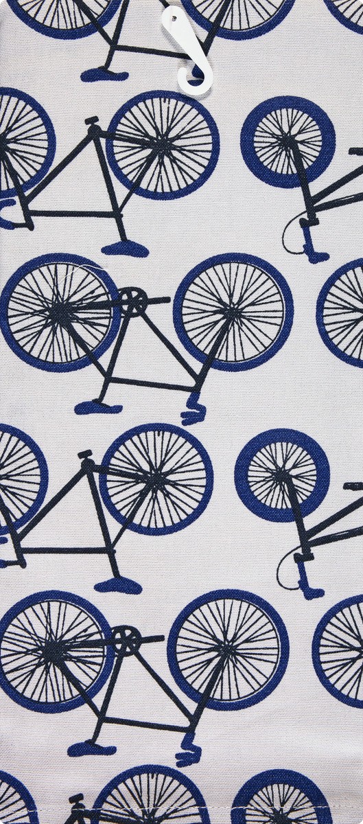 slide 6 of 11, MUkitchen 100% Cotton Designer Biking Dishtowel 1 ea, 1 ct