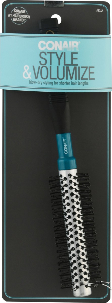 slide 9 of 9, Conair Style & Volumize 12-Row Full Round Metal Barrel Brush 1 ea, 1 ct