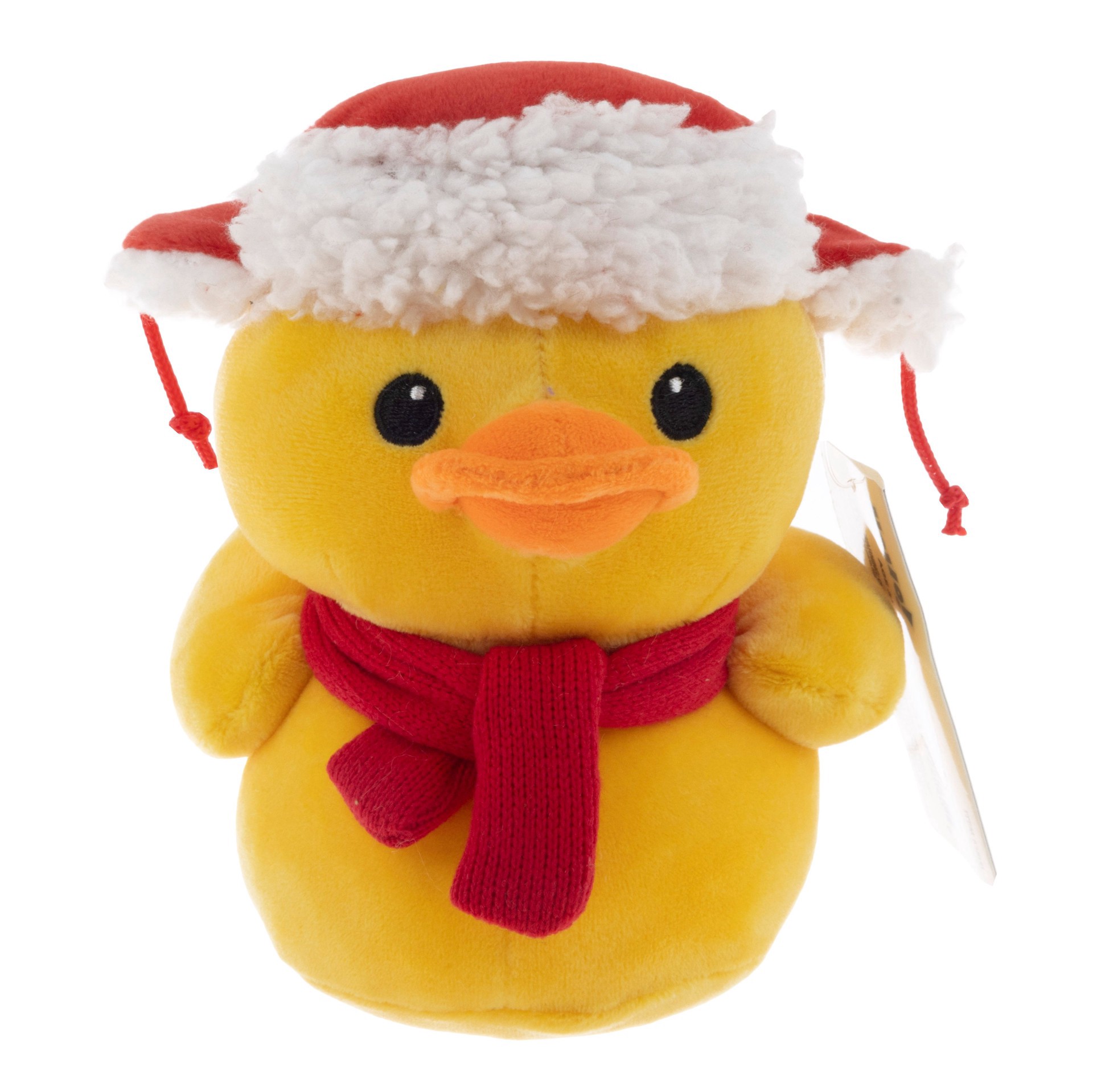 slide 1 of 1, Quackerz Cousin Duckie Christmas Plush, 5.5 in