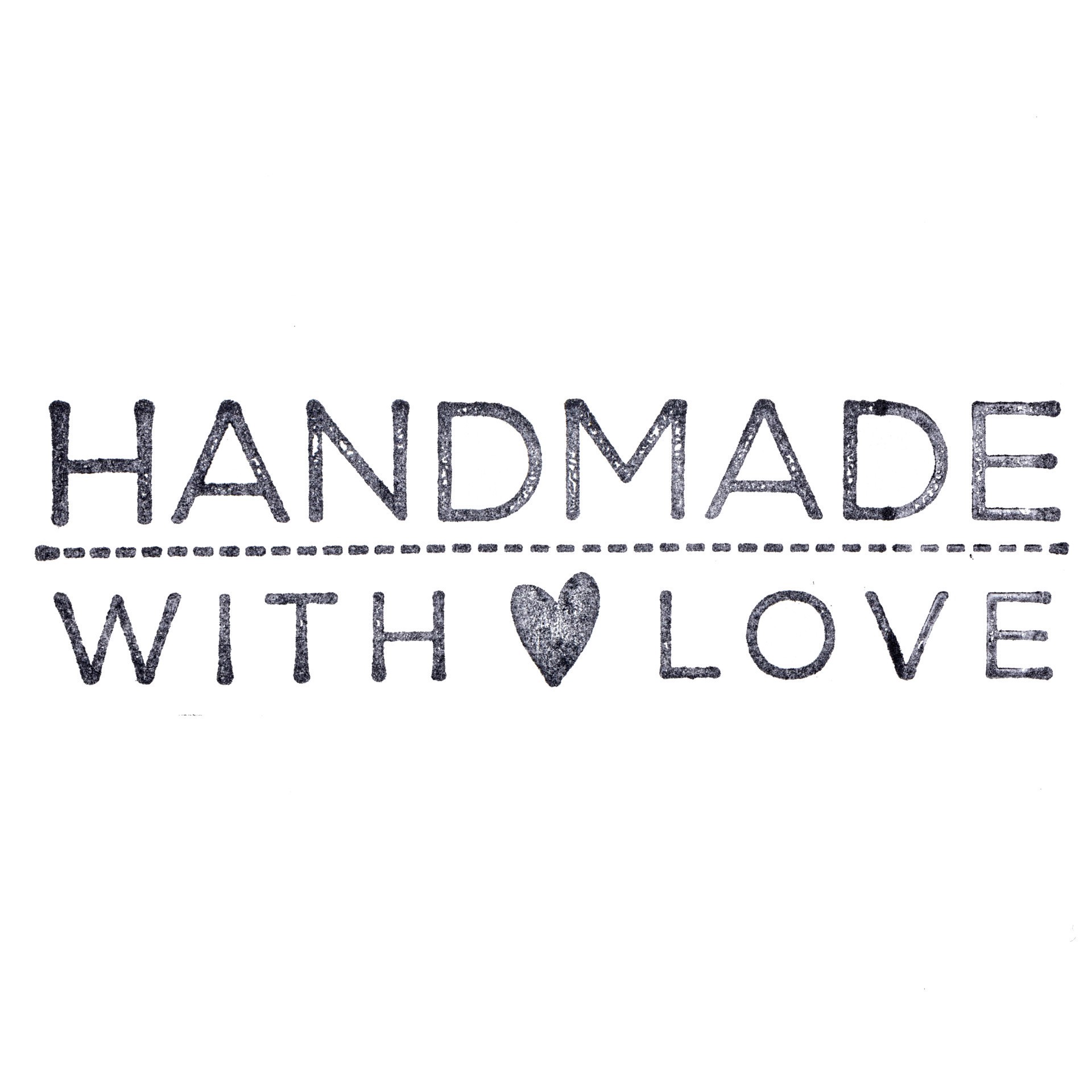 slide 3 of 5, Hampton Art Wood Stamp, Handmade With Love, 25 in x 1 in x 1 in