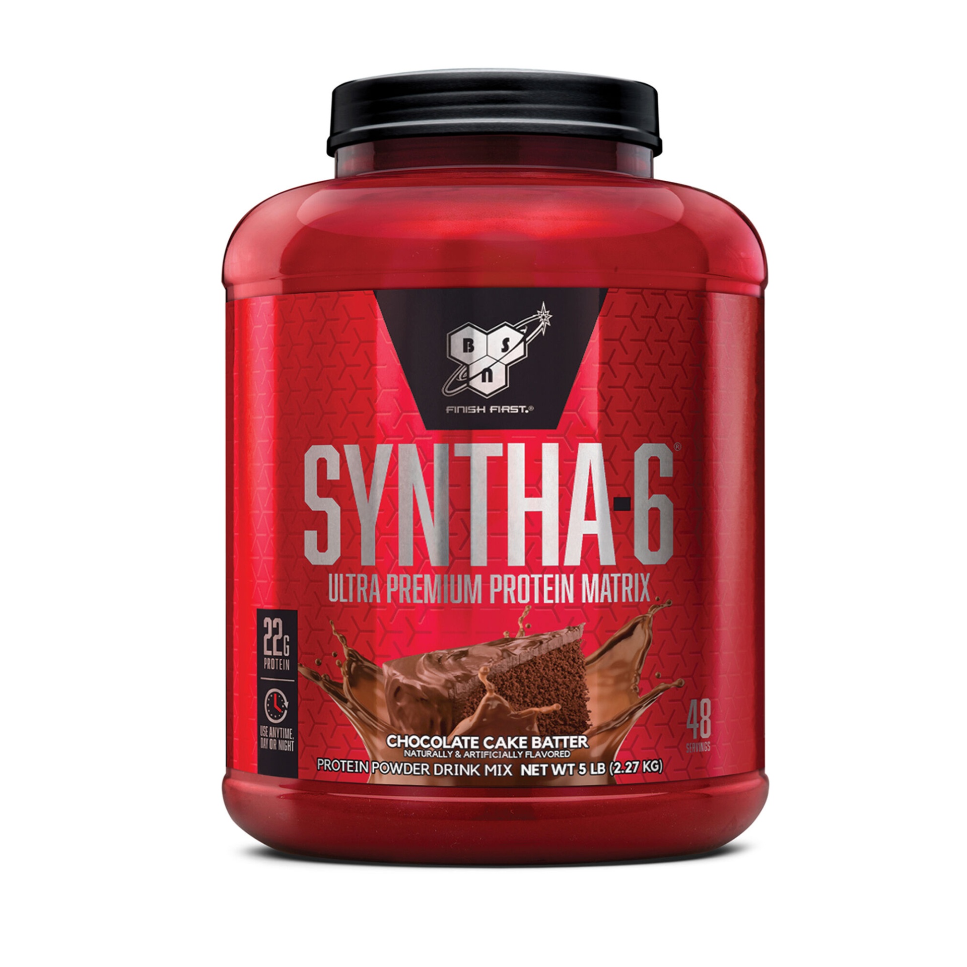 slide 1 of 1, BSN Syntha-6 Ultra-Premium Protein Powder Chocolate Cake Batter, 5.04 lb