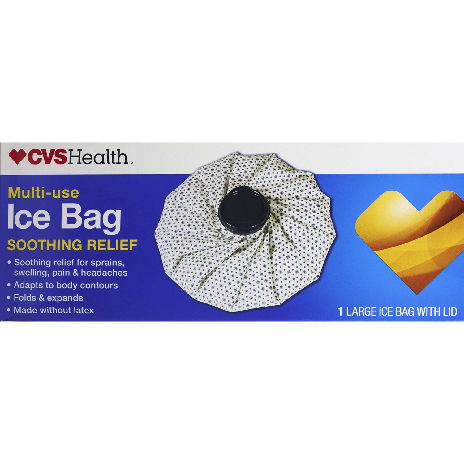 slide 3 of 4, CVS Health Multi-Use Ice Bag, 1 ct