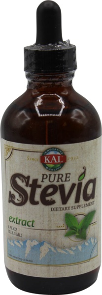 slide 1 of 1, KAL Pure Stevia Extract Drops Unflavored, 4 fl oz