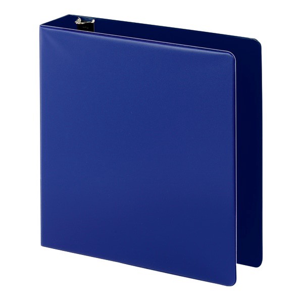 slide 2 of 5, Office Depot Brand Nonstick Round-Ring Binder, 2'' Rings, 64% Recycled, Blue, 2 in