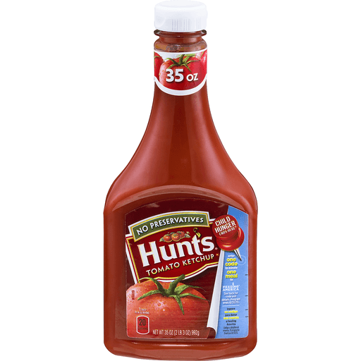 slide 5 of 9, Hunt's Ketchup, 35 oz