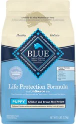 Blue Buffalo Life Protection Formula Puppy Dog Food, Chicken & Brown Rice, 5 lbs