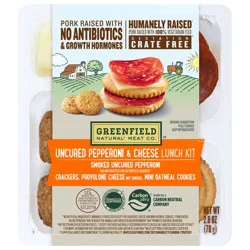 Greenfield Natural Meat Co. Pepperoni & Cheese Lunch Kit