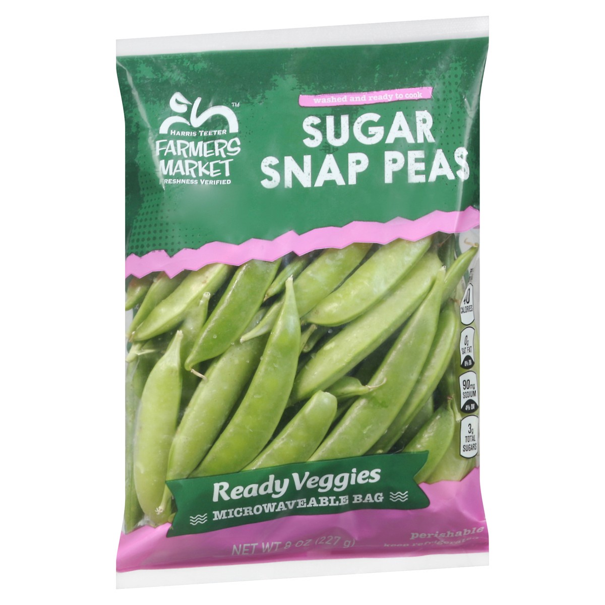 slide 7 of 9, Farmer's Market Sugar Snap Peas 8 oz, 8 oz