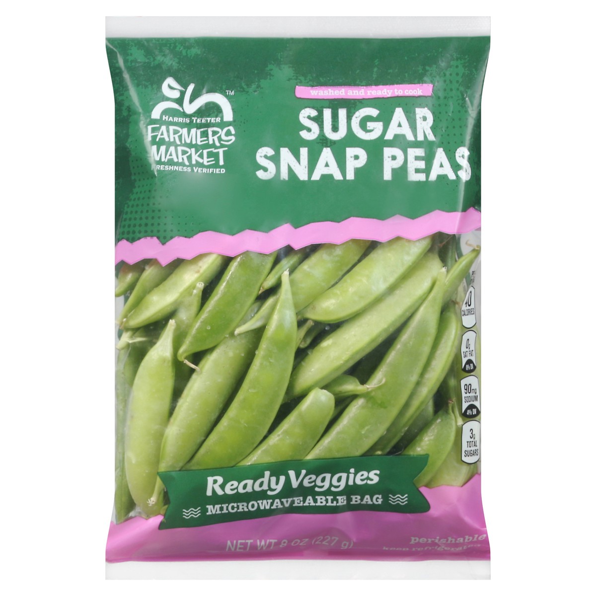 slide 1 of 9, Farmer's Market Sugar Snap Peas 8 oz, 8 oz