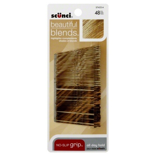 slide 1 of 1, scünci Scunci Beautiful Blends Bobby Pins, 48 ct