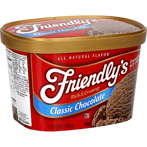slide 2 of 2, Friendly's Classic Chocolate Ice Cream Scround, 48 fl oz