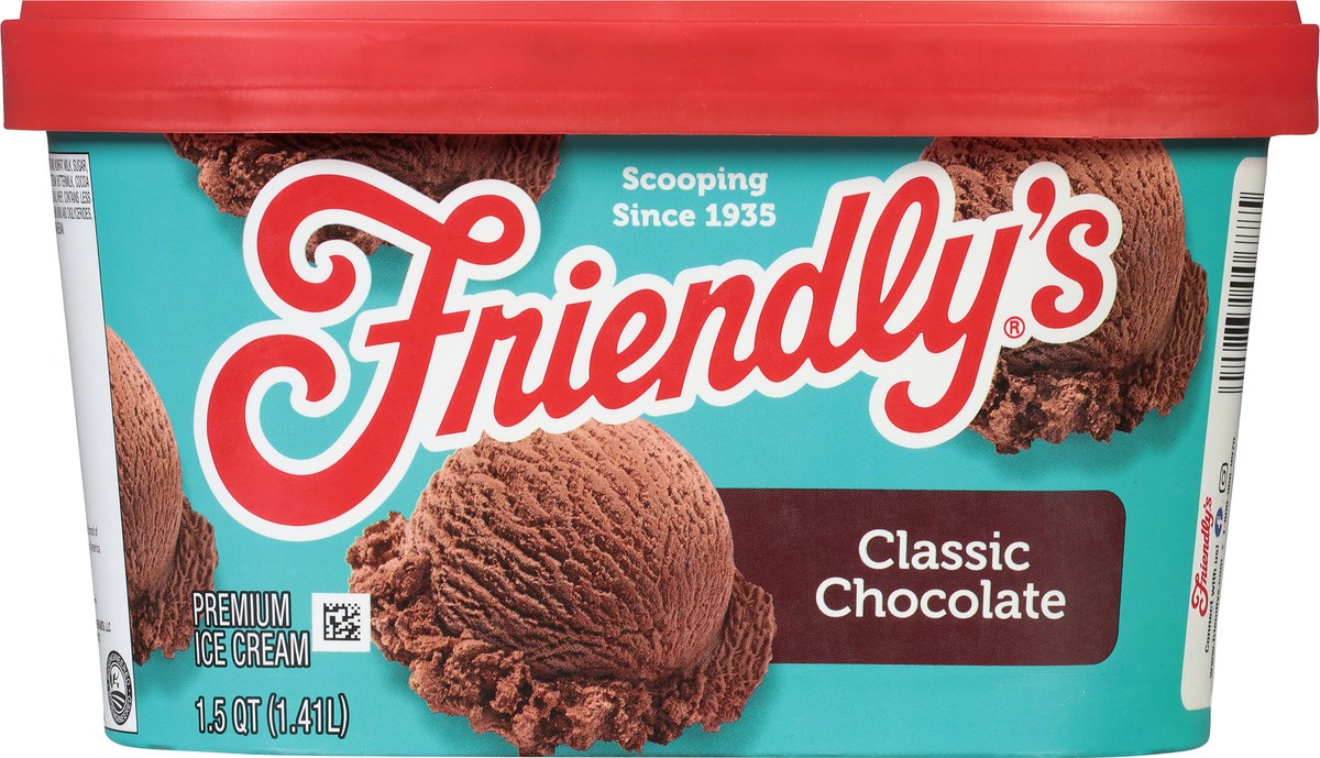 slide 7 of 12, Friendly's Classic Chocolate Ice Cream Scround, 48 fl oz