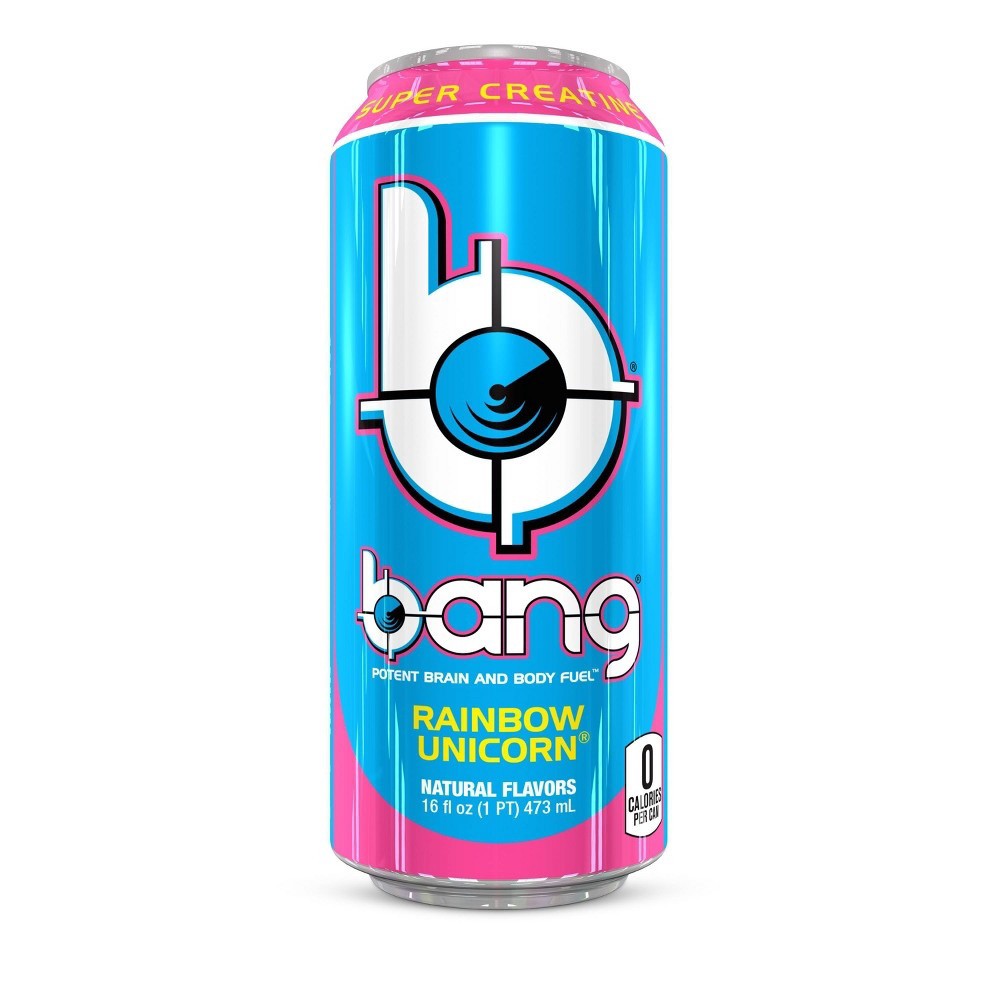 slide 2 of 4, BANG Rainbow Unicorn Energy Drink, 16 oz