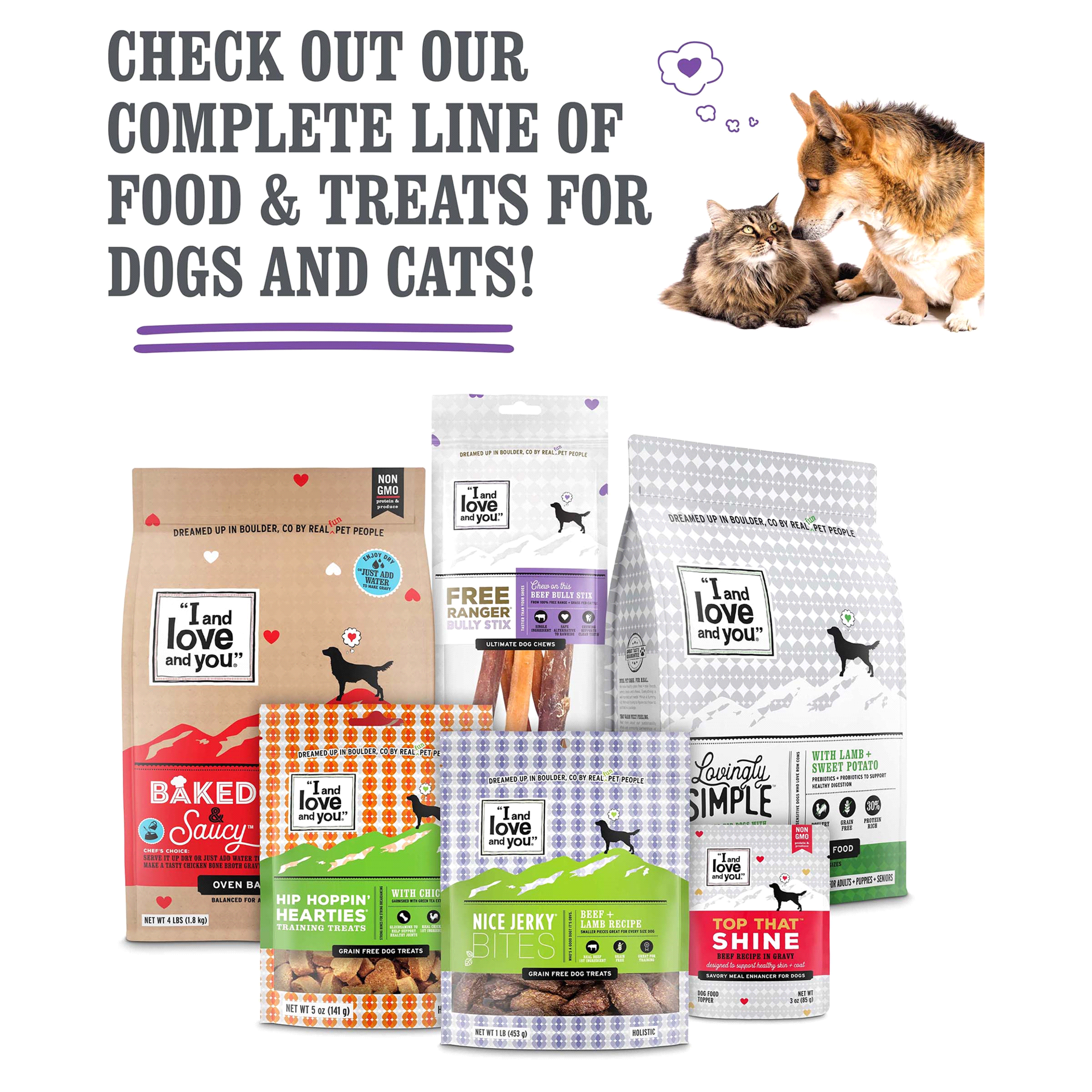 slide 28 of 29, I and Love and You Naked Essentials Grain Free With Lamb + Bison Dog Food 4 lb, 4 lb