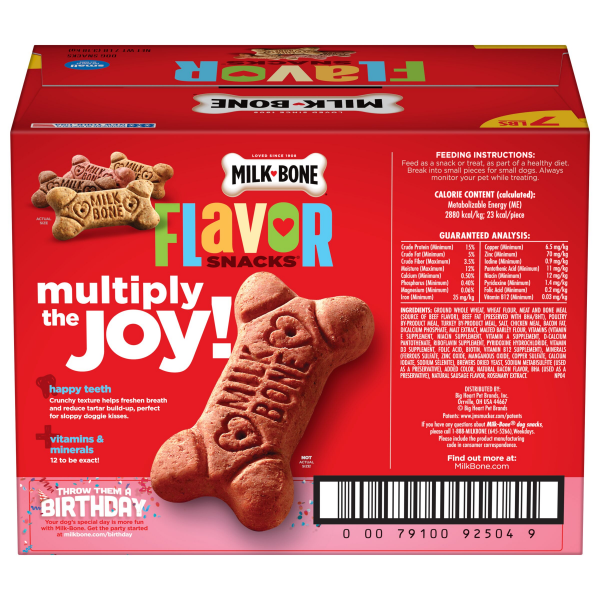 slide 6 of 22, Milk-Bone Dog Treat, Sausage, 7 lb