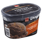 slide 1 of 1, Harris Teeter Premium Ice Cream - Chocolate Peanut Butter Swirl, 48 oz