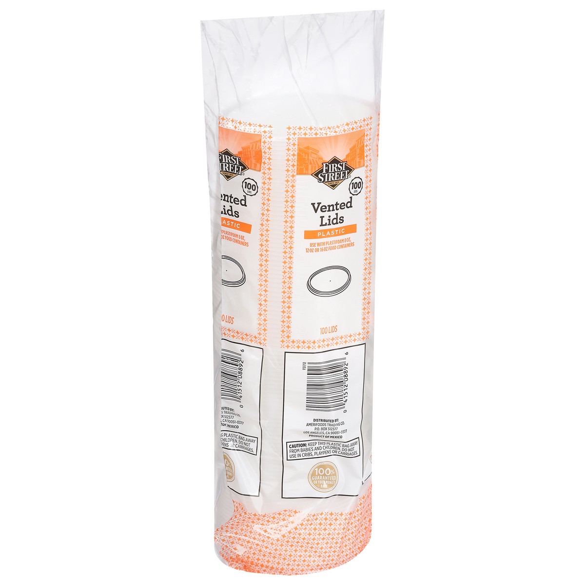 slide 9 of 12, Cb02 First Street Lid Trans For 8-16 Oz Food Containers (BULK), 100 ct