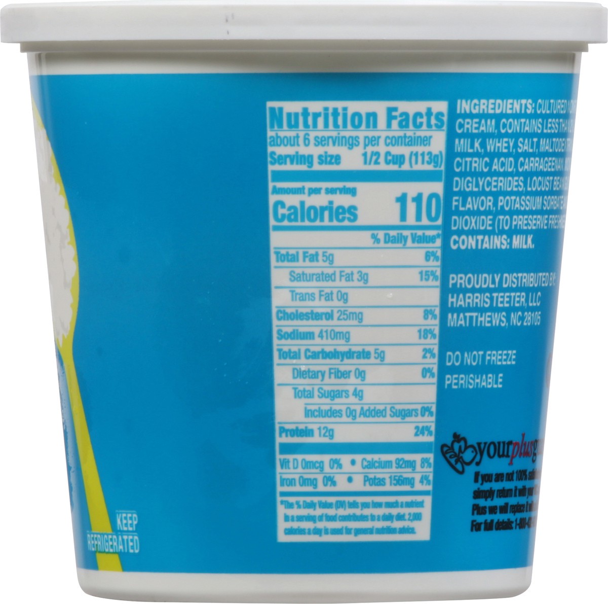 slide 3 of 9, Highland Crest 4% Milkfat Minimum Small Curd Cottage Cheese - 24 oz, 24 oz