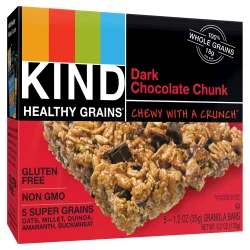 KIND Dark Chocolate Chunk Gluten Free Granola Bars