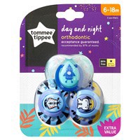 slide 11 of 21, Tommee Tippee Day & Night Pacifier6-18m, 3 ct