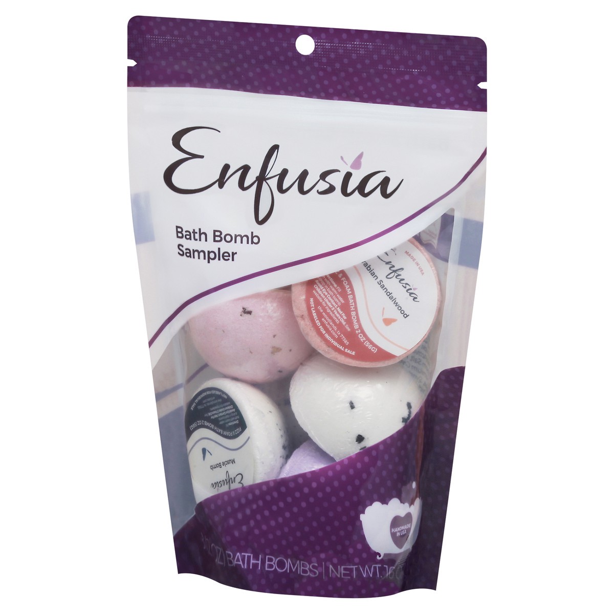 slide 5 of 9, Enfusia Bath Bomb Sampler 8 - 2 oz Bath Bombs, 8 ct