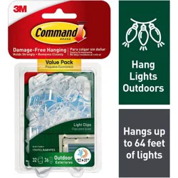 Command Light Clips 1 ea