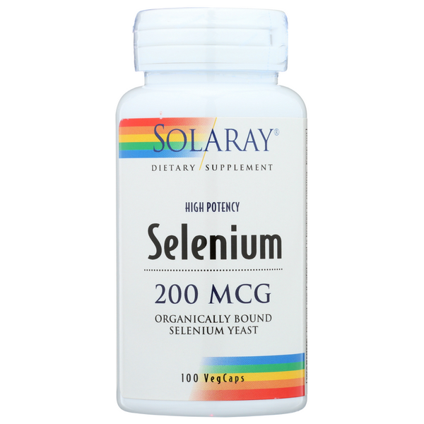 slide 1 of 1, Solaray Selenium 200Mcg, 1 ct