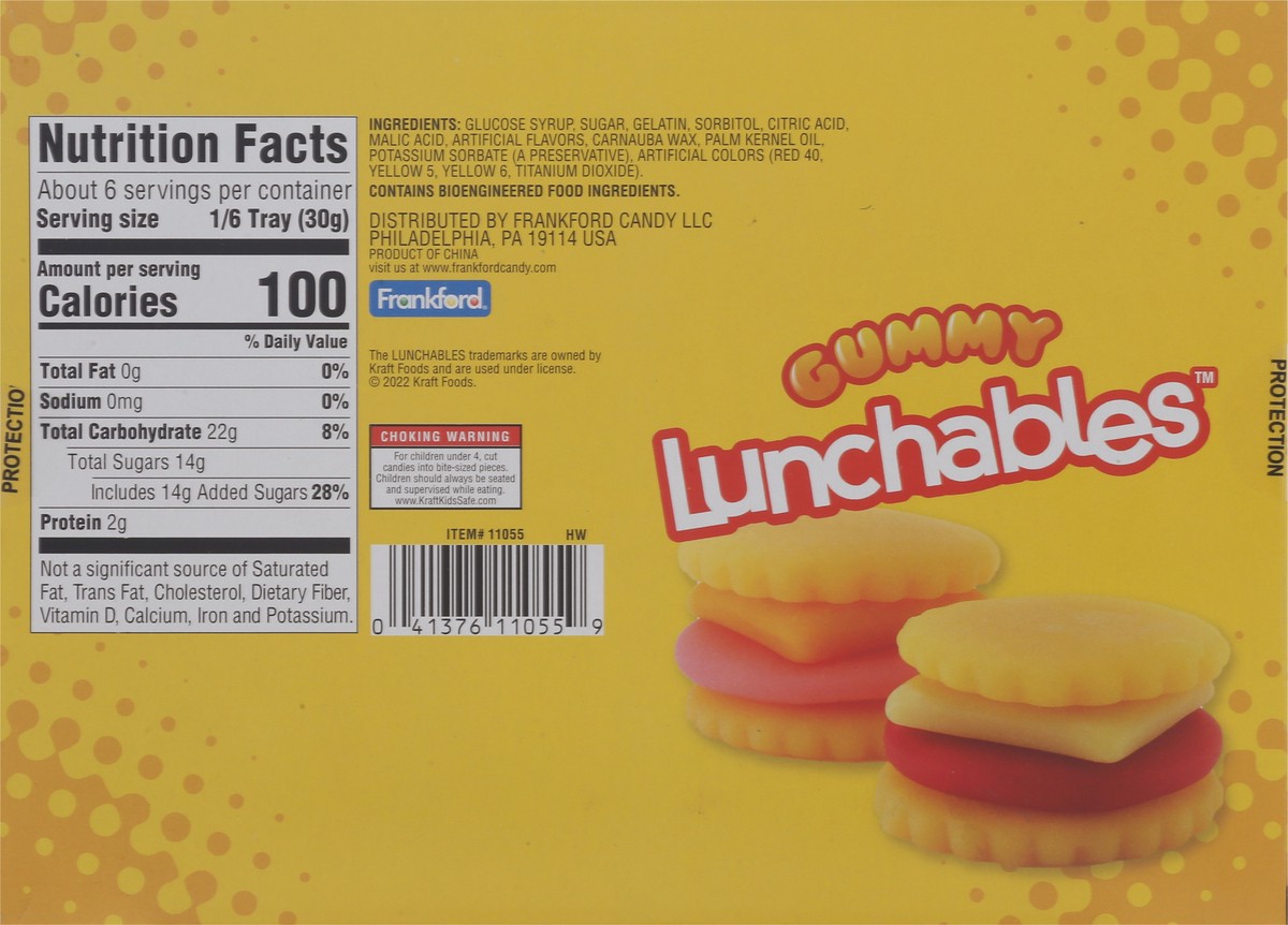slide 7 of 9, Frankford Lunchables Cracker Stackers Buildable Gummy Candy 6.2 oz, 6.2 oz