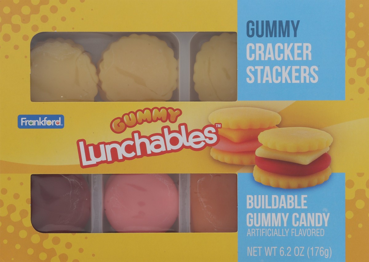 slide 4 of 9, Frankford Lunchables Cracker Stackers Buildable Gummy Candy 6.2 oz, 6.2 oz