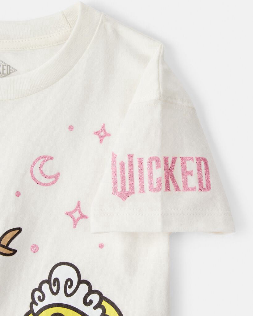 slide 2 of 3, Carter's Carters Toddler Girl Wicked Short-Sleeve Graphic Tee - Cream Cream 5T, 1 ct