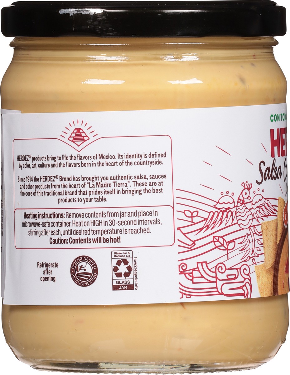 slide 11 of 13, Herdez Medium Salsa Con Queso Dip 15 oz, 15 oz