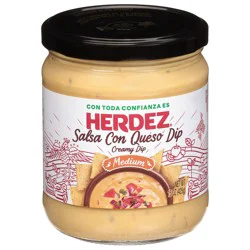 Herdez Medium Salsa Con Queso Dip 15 oz
