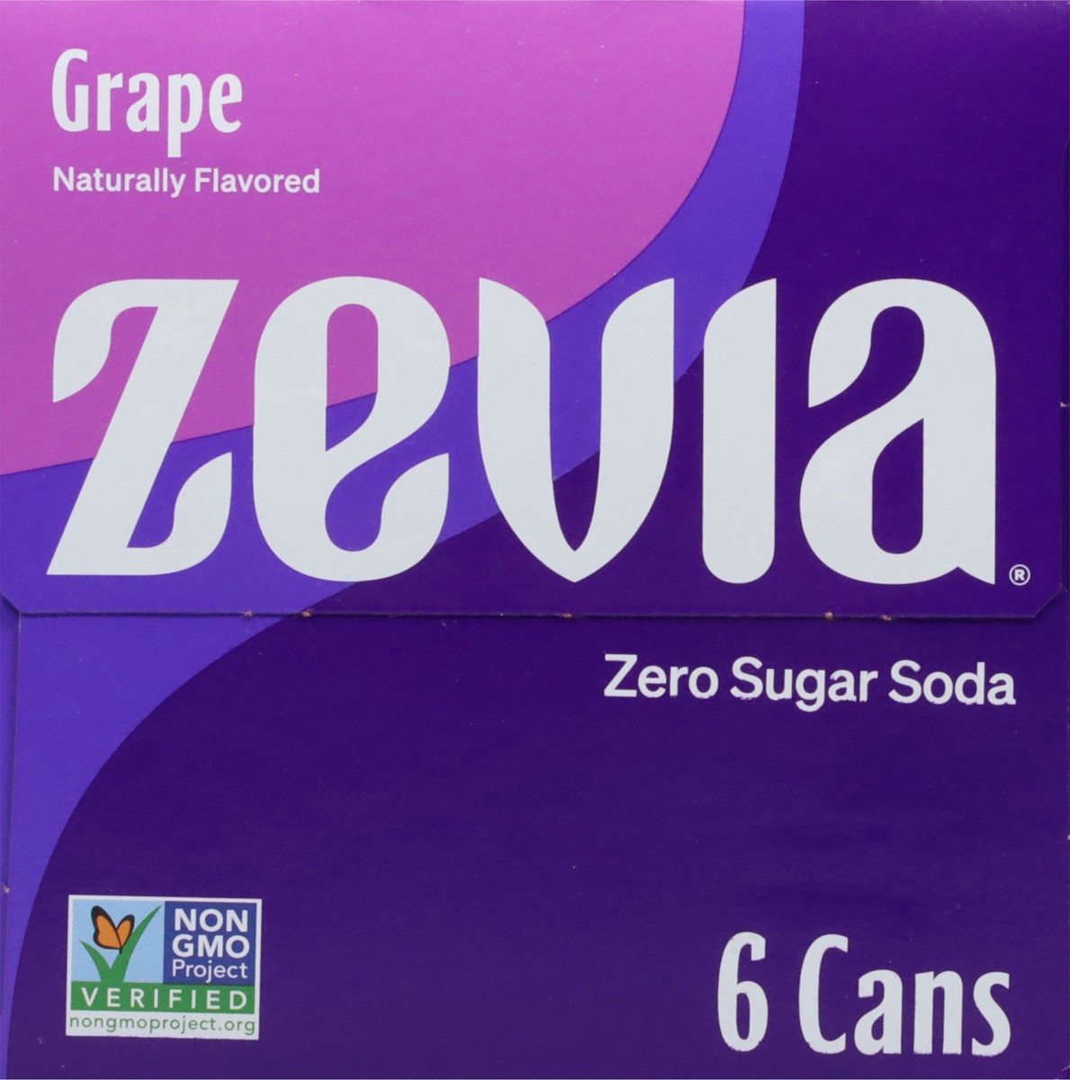 slide 3 of 9, Zevia Zero Sugar Grape Soda- 6 ct; 12 fl oz Cans, 6 ct; 12 fl oz