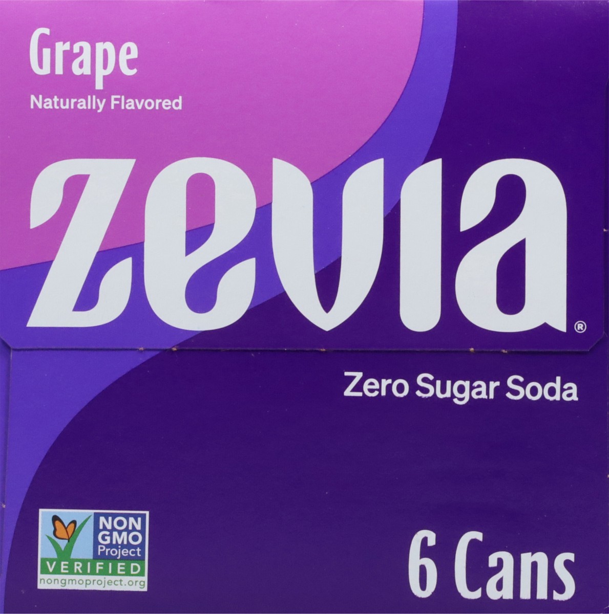 slide 8 of 9, Zevia Zero Sugar Grape Soda 6 - 12 fl oz Cans, 6 ct