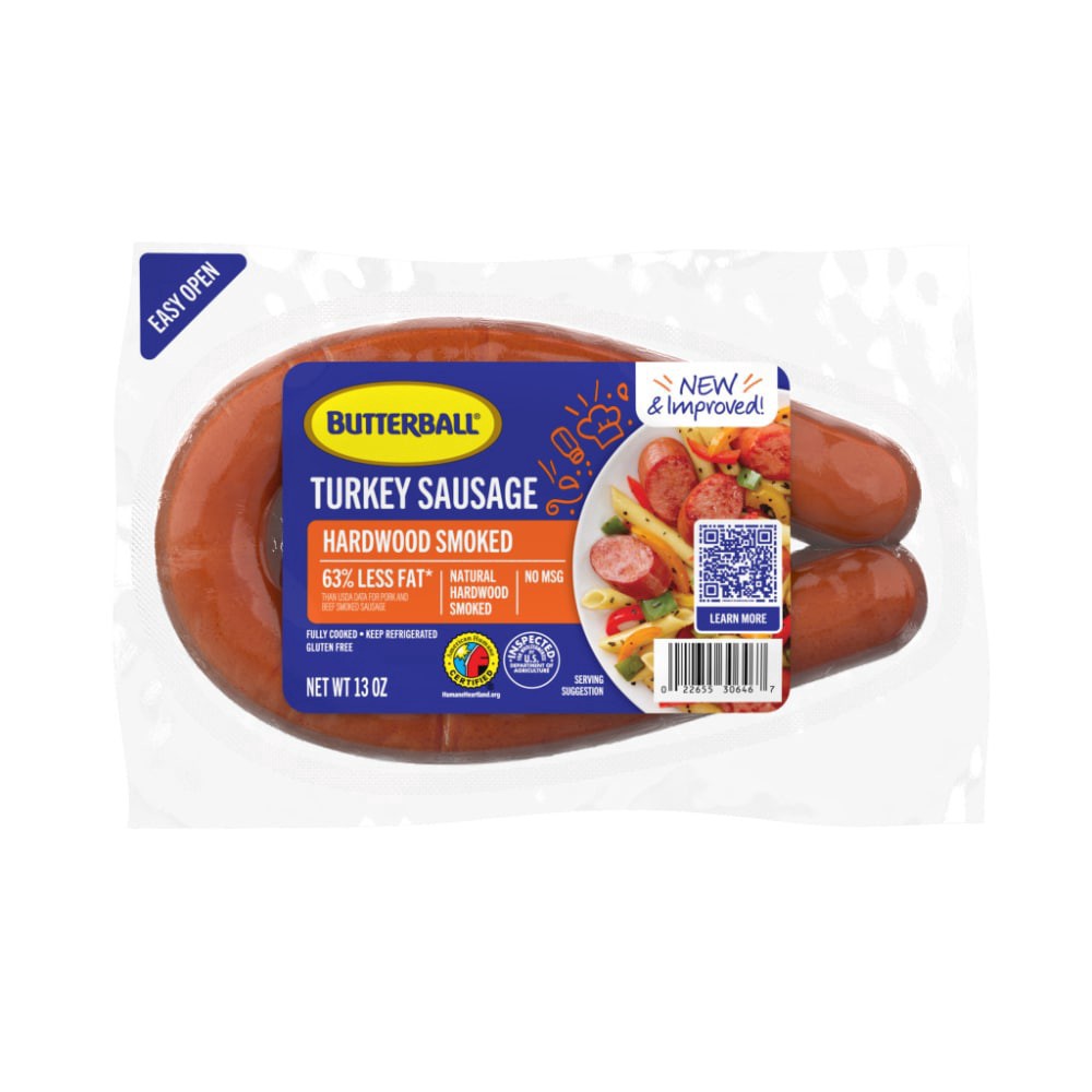 slide 1 of 1, Butterball® Smoked Turkey Sausage Rope, 13 oz