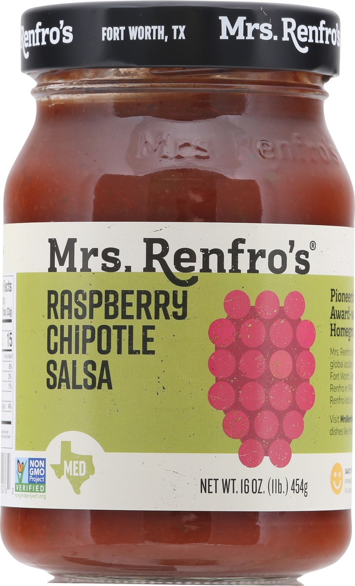 slide 7 of 9, Mrs. Renfro's Medium Raspberry Chipotle Salsa 16 oz, 16 oz