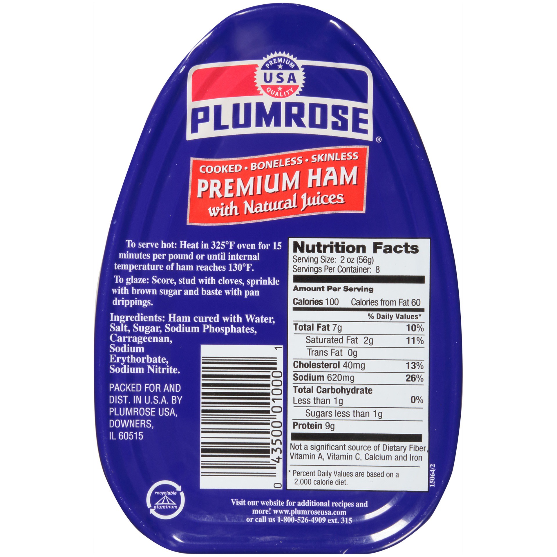 slide 6 of 8, DAK Premium Ham (Water Added), 16 Oz, 16 oz