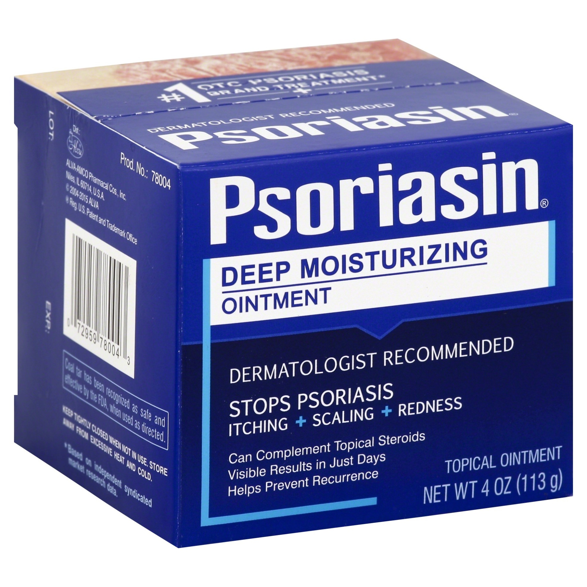 slide 1 of 1, Psoriasin Multi Symptom Psoriasis Relief Ointment, 4 oz