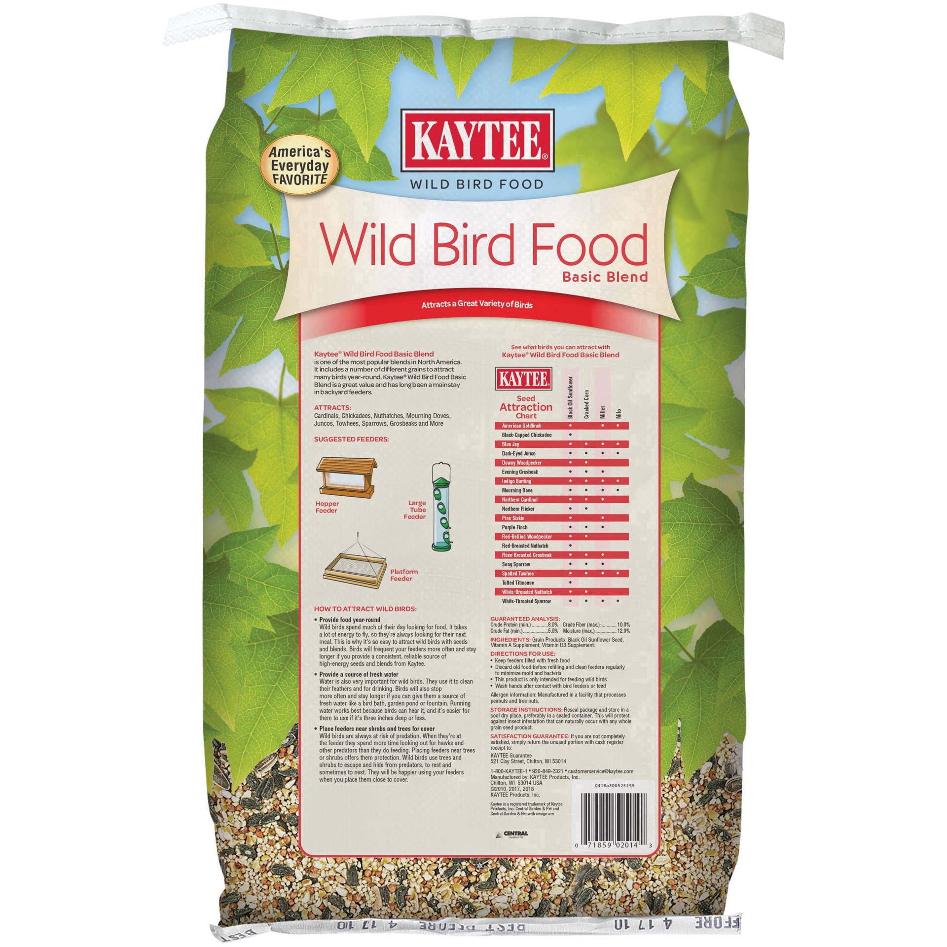 slide 7 of 15, Kaytee Wild Bird Food - 20 lb, 20 lb