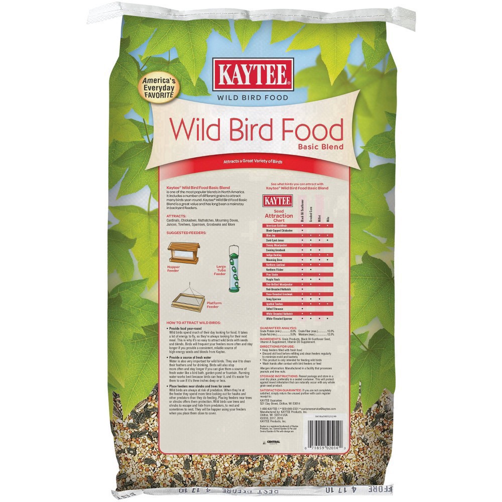 slide 9 of 15, Kaytee Wild Bird Food - 20 lb, 20 lb