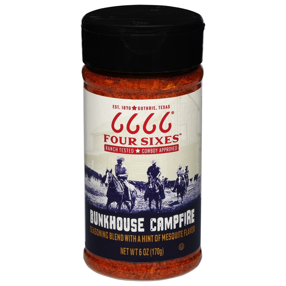 slide 3 of 3, Four Sixes™ Bunkhouse Campfire Seasoning Blend, 6 oz