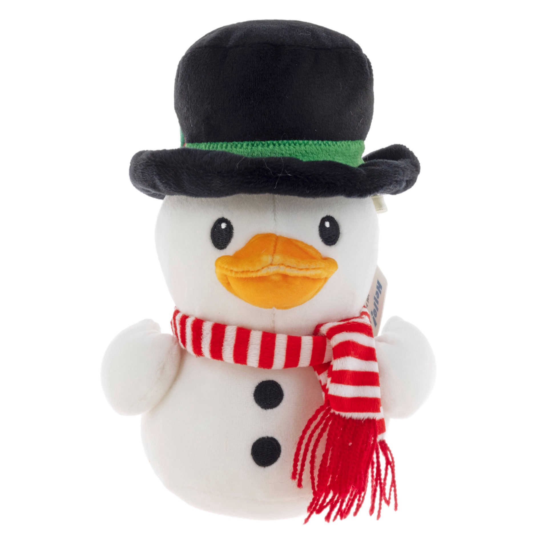 slide 1 of 1, Quackerz Snowquack Christmas Plush, 5.5 in