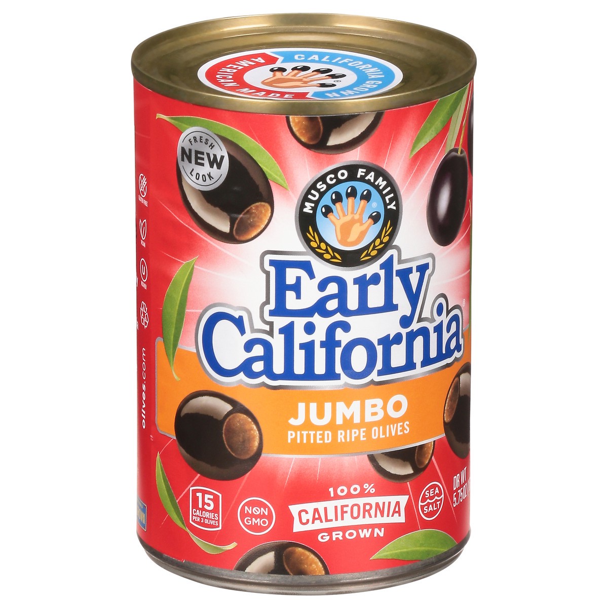 slide 2 of 12, Early California Jumbo Pitted Olives, 5.75 oz