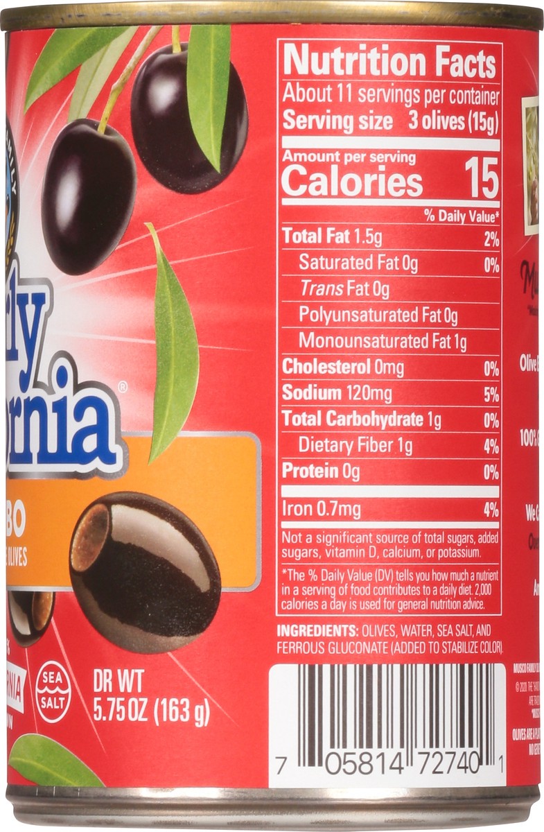 slide 11 of 12, Early California Jumbo Pitted Olives, 5.75 oz