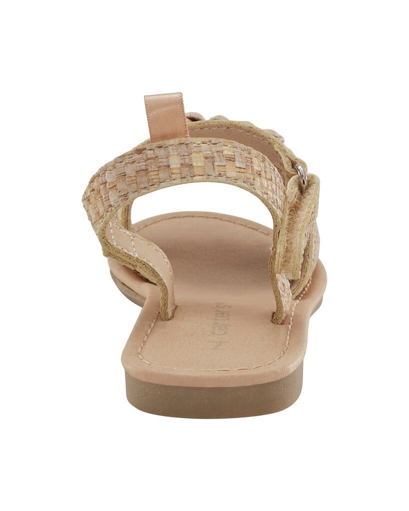 slide 4 of 7, Carter's Toddler Casual Sandals Tan 9, 1 ct