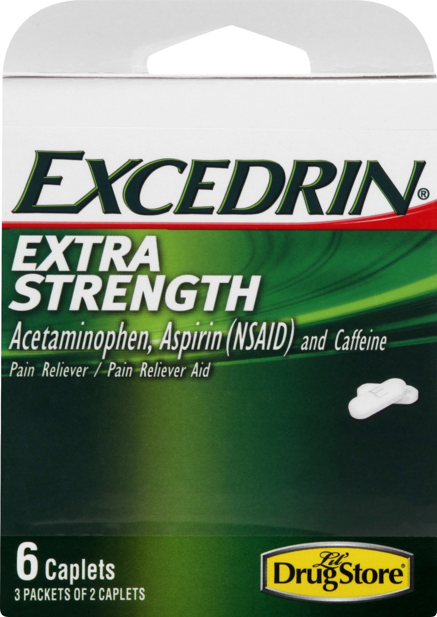 slide 5 of 11, Excedrin Pain Reliever 6 ea, 6 ct