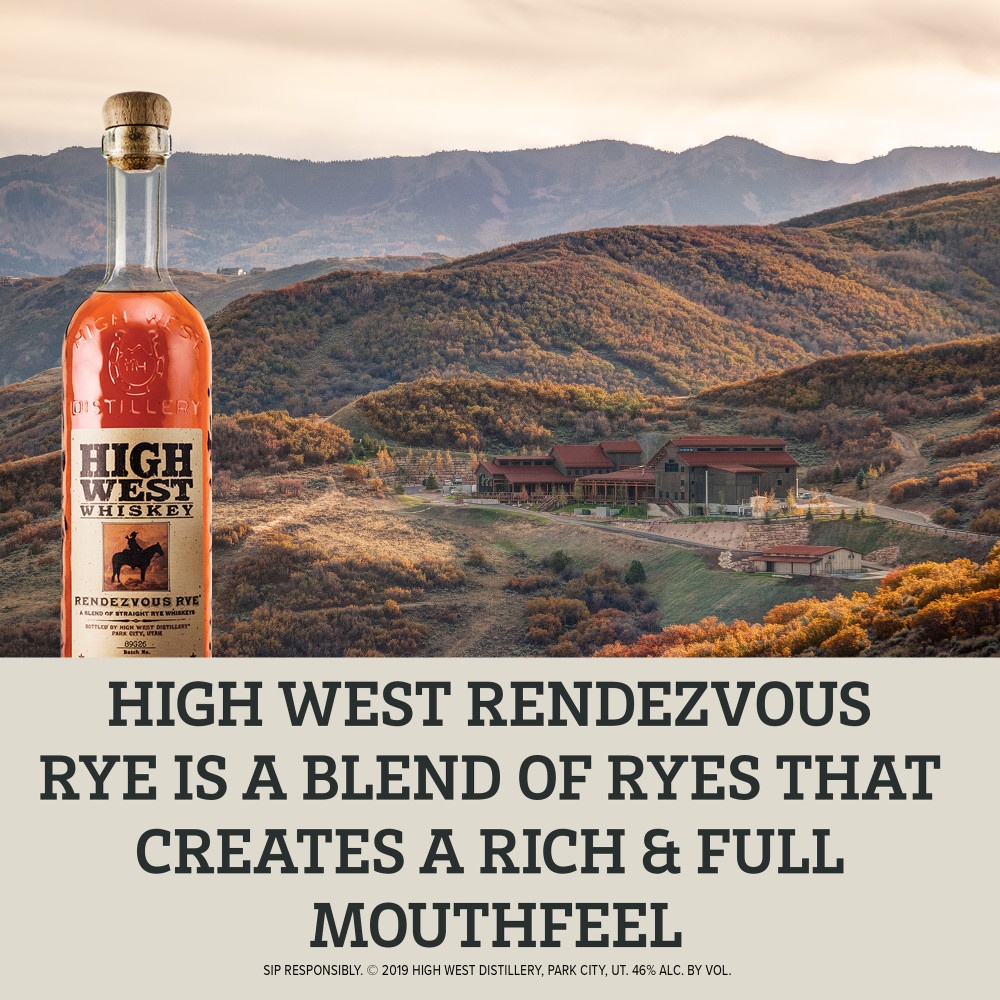 slide 3 of 7, High West Rendezvous Rye Whiskey, 375 ml